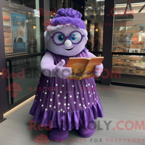 Lilla Candy maskot kostume...