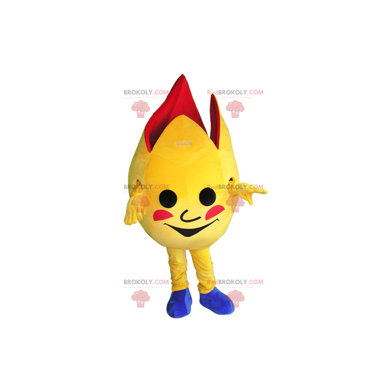 Mascotte de flamme - Redbrokoly.com