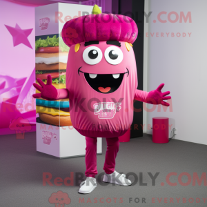 Máscara Magenta Burgers com...