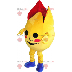 Mascotte de flamme - Redbrokoly.com