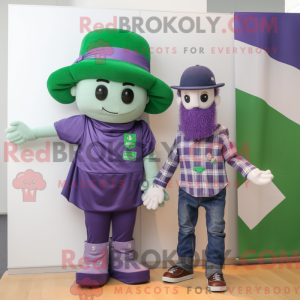 Lavender irsk flagg maskot...