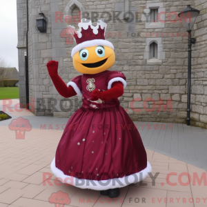 Bordowa maska irlandzkiego...