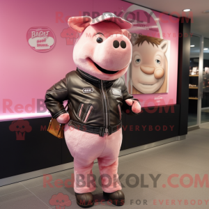 Postava maskota Pink Beef...