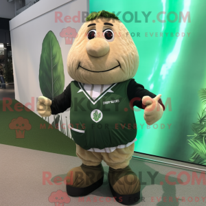 Skovgrøn kartoffel maskot...