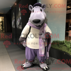Lavender Tapir Maskottchen...