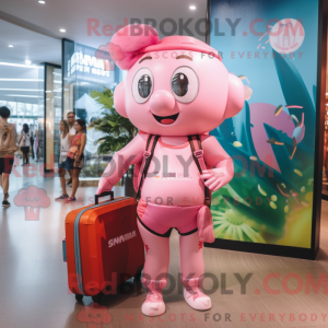 Pink Dim Sum maskot kostume...