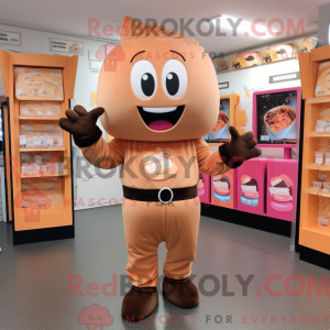 Peach Chocolate Bars mascot...