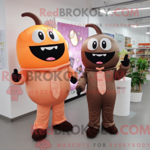 Peach Chocolate Bars mascot...