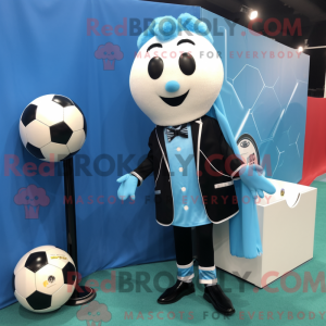Sky Blue Soccer Goal...