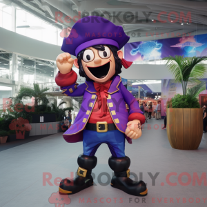 Lilla pirat maskot kostume...