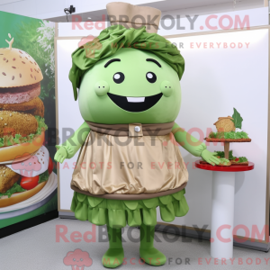 Oliven Hamburger máscara de...