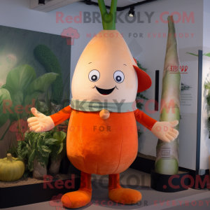 Máscara reddik laranja com...