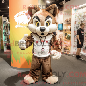 Brun Lynx-maskotdraktfigur...