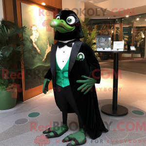 Waldgrüne Amsel Maskottchen...