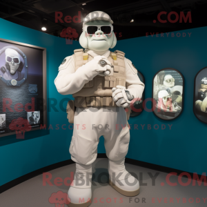 White Soldier mascot...