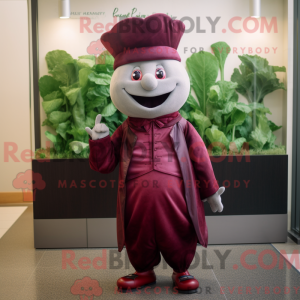 Maskotdraktfigura Maroon...
