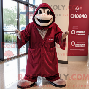 Maroon Titanoboa maskot...