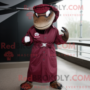 Maroon Titanoboa mascot...