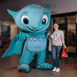 Disfraz de mascota Teal...