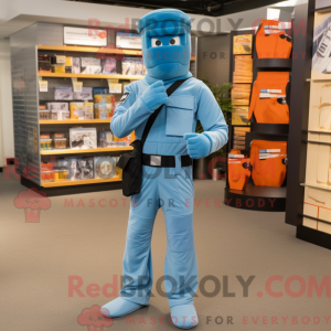 Disfraz de mascota Sky Blue...