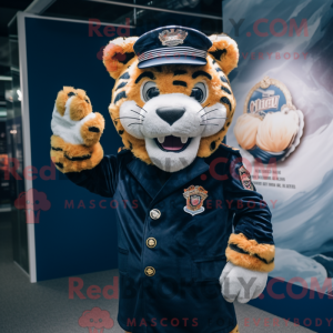 Navy Tiger Maskottchen...