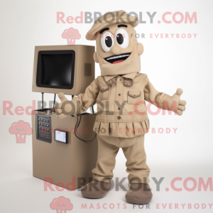 Figura de máscara de TV...
