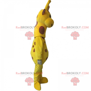 Spotted giraffe mascot - Redbrokoly.com