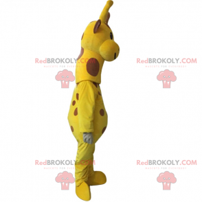 Mascotte de girafe tachetée - Redbrokoly.com