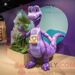 Lilla Brachiosaurus maskot...