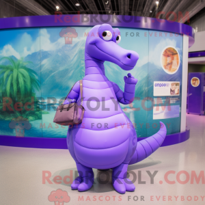 Lilla Brachiosaurus maskot...