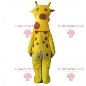 Mascotte giraffa maculata - Redbrokoly.com