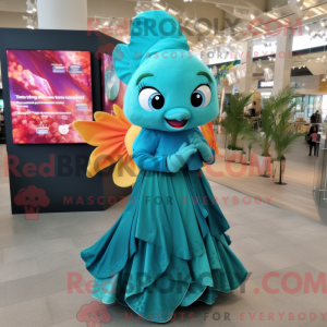 Postava maskota Teal...
