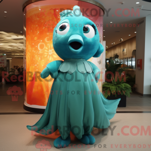 Postava maskota Teal...