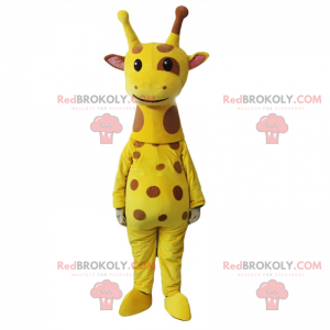 Flekket sjiraff maskot - Redbrokoly.com