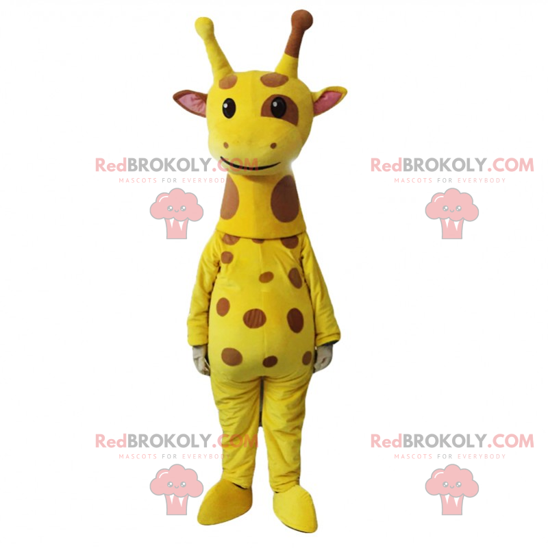 Plettet giraf maskot - Redbrokoly.com