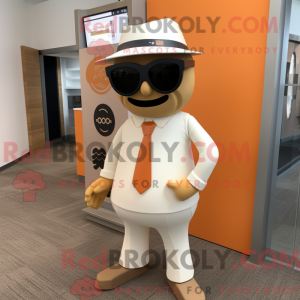 Tan Attorney mascot costume...