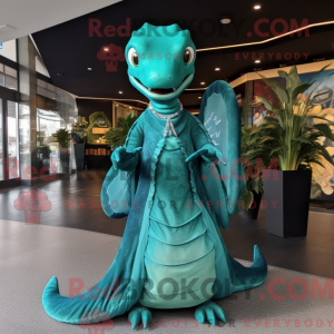 Postava maskota Teal Hydra...