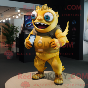 Costume mascotte de Piranha...