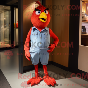 Postava maskota Red Canary...