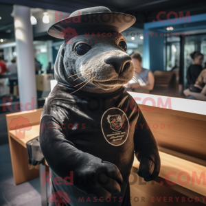 Black Sea Lion mascot...