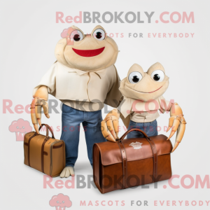 Postava maskota smetanového...