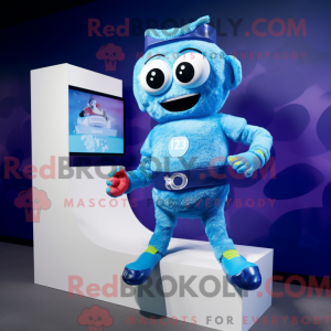 Maskotdraktfigurat Blue...
