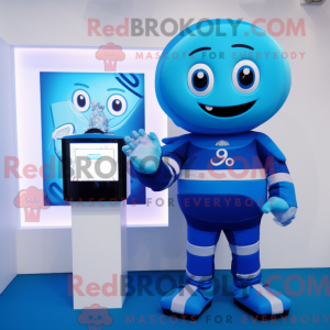 Maskotdraktfigurat Blue...