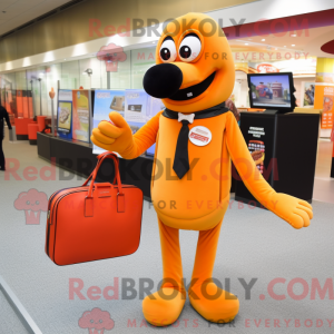 Orangefarbener...