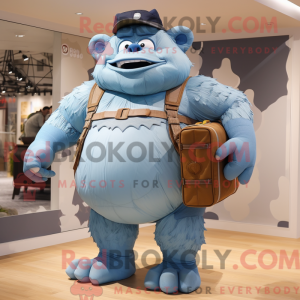 Sky Blue Ogre mascot...
