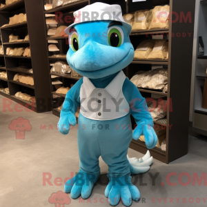 Disfraz de mascota Cyan...