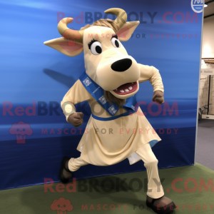 Costume mascotte de bœuf...
