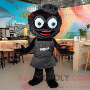 Personaggio mascotte Black...