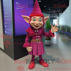 Máscara de Elfo Magenta com...