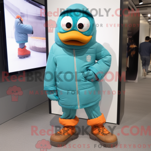 Teal Mandarin Maskottchen...